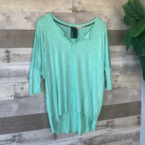 Anthropologie Dolan T-shirt Aqua Medium